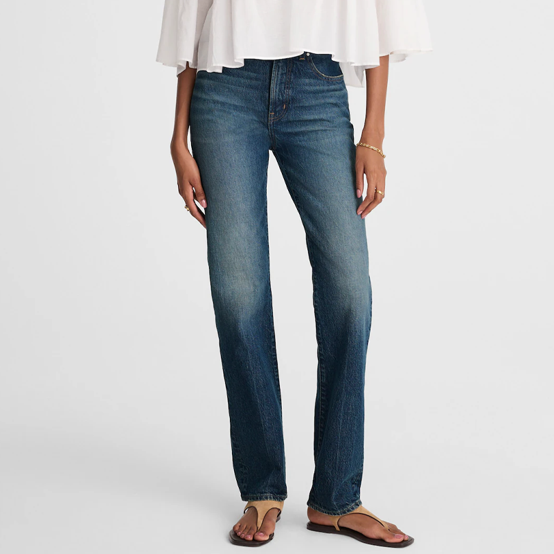 madewell straight leg jeans