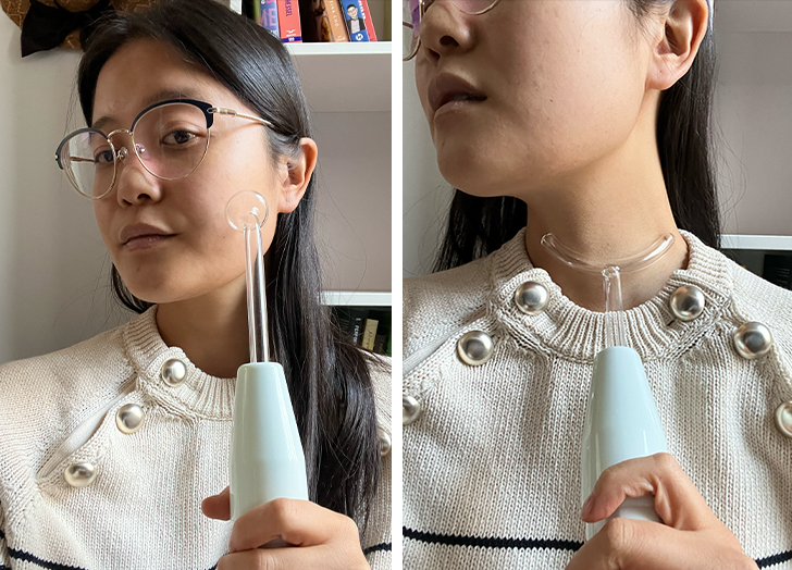 nuderma high frequency wand review professional attachments