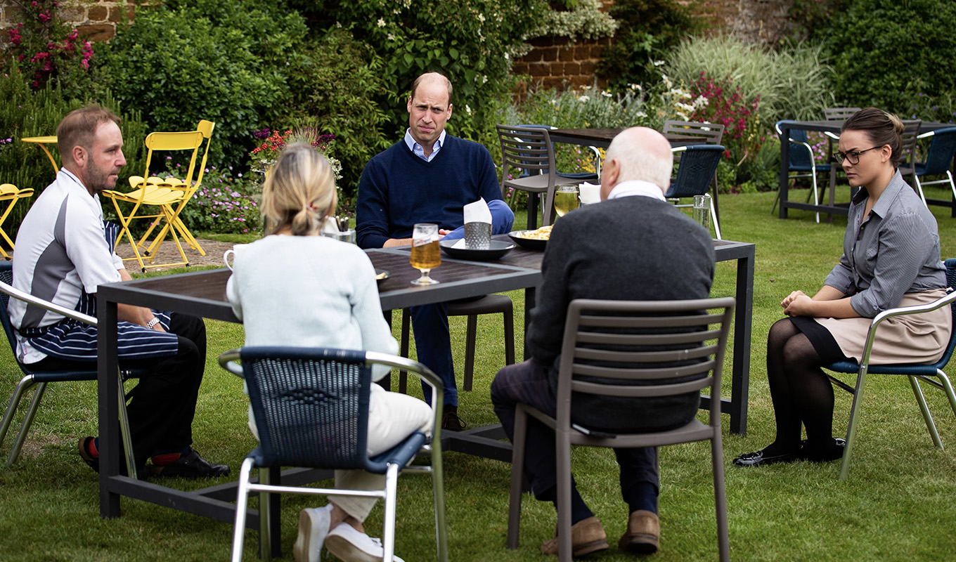 prince william lunch