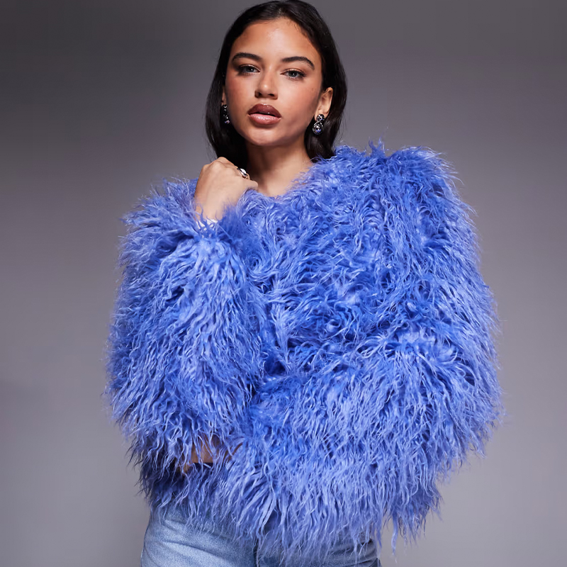 simone biles furry coat kiwi and co esme coat