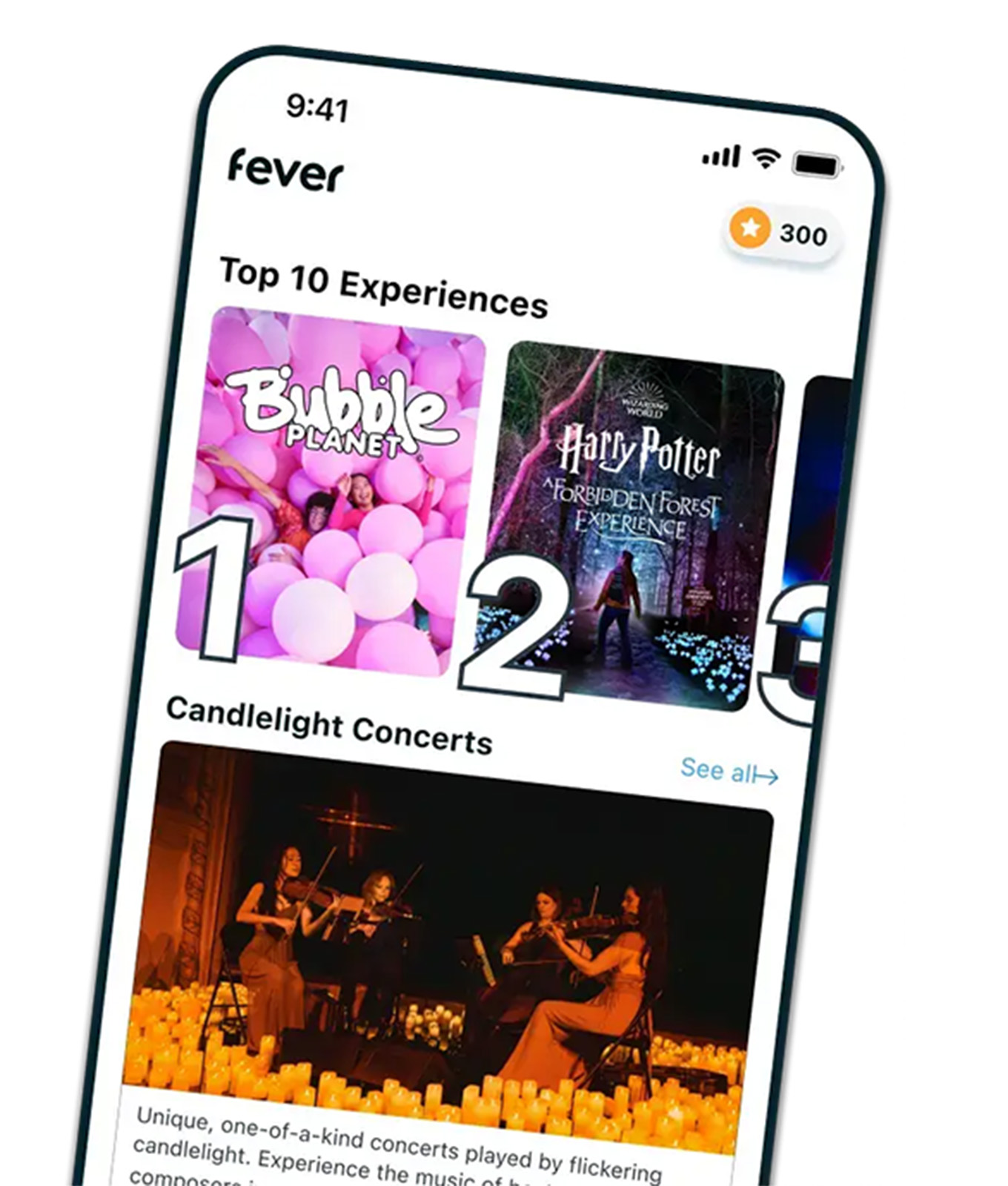 virtual-gifts: Fever experience platform app