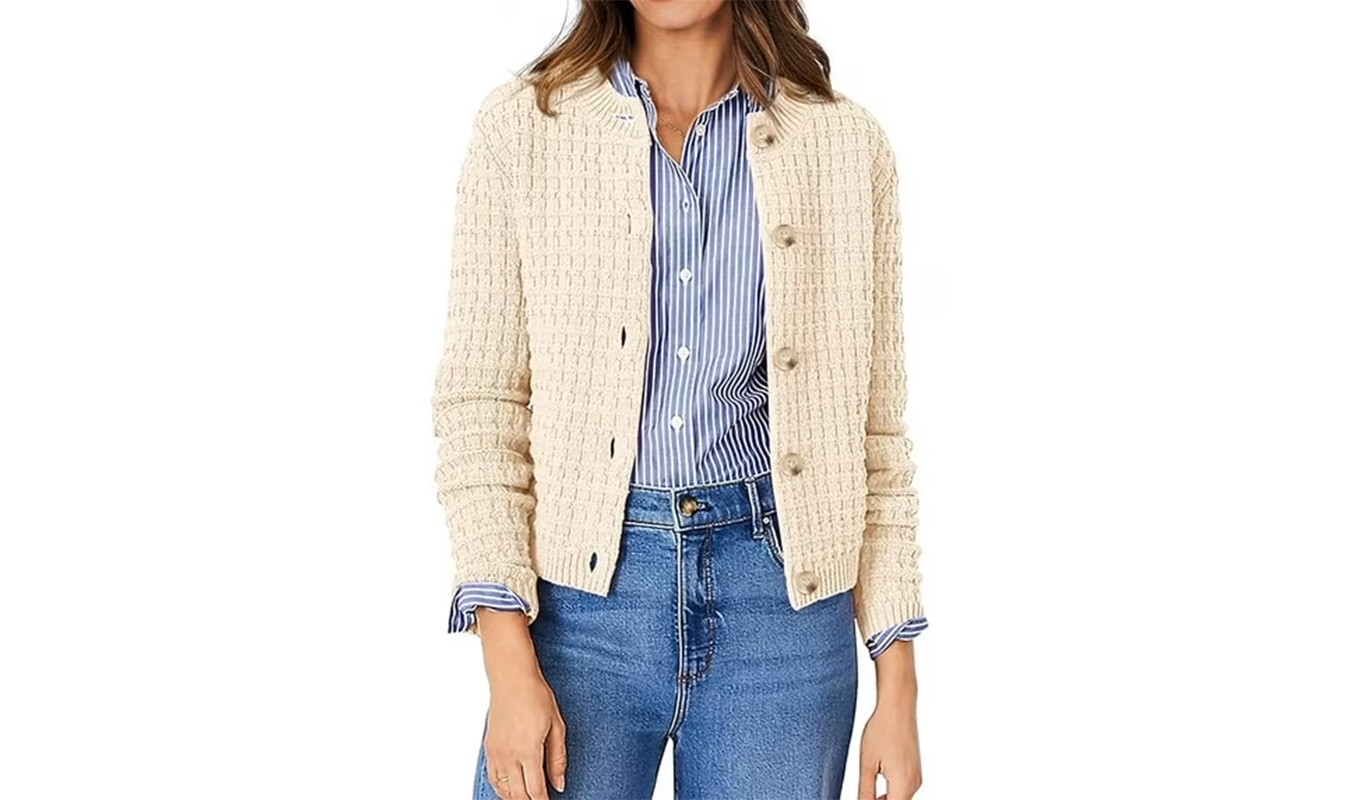 walmart winter fashion: PrettyGarden Cotton Cardigan