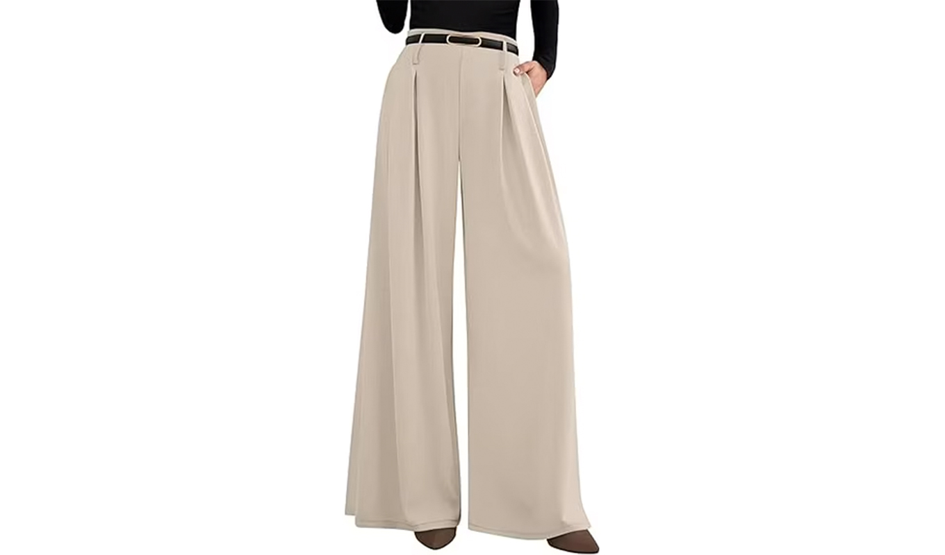 walmart winter fashion PrettyGarden Palazzo Pants