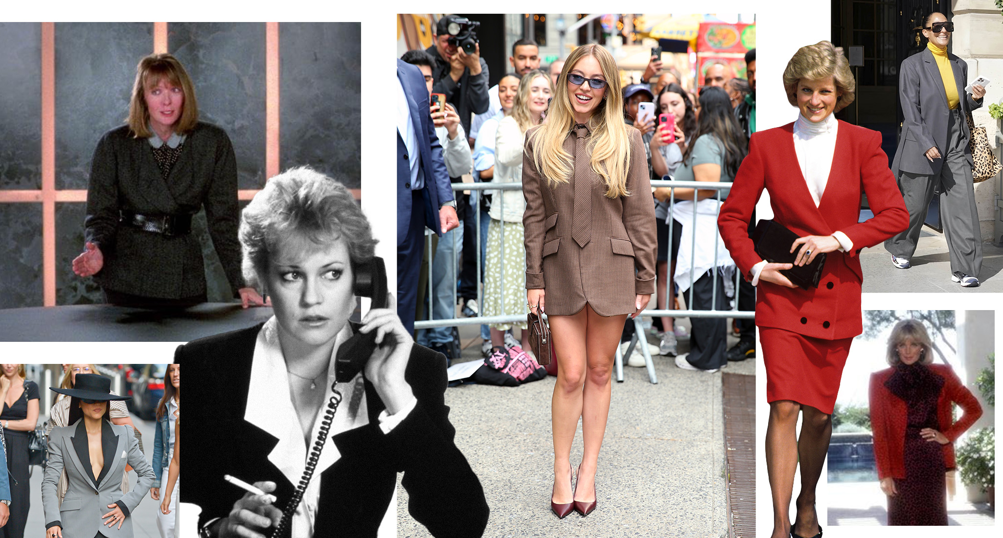 '80s power suit trend