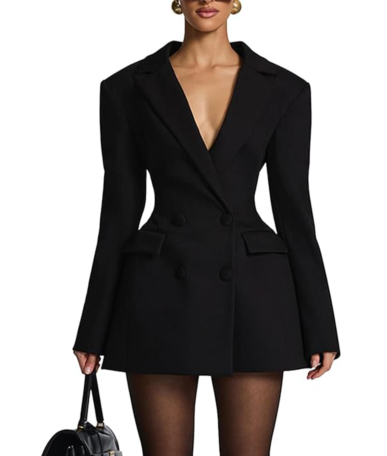 '80s power suit trend: mayaloom blazer dress