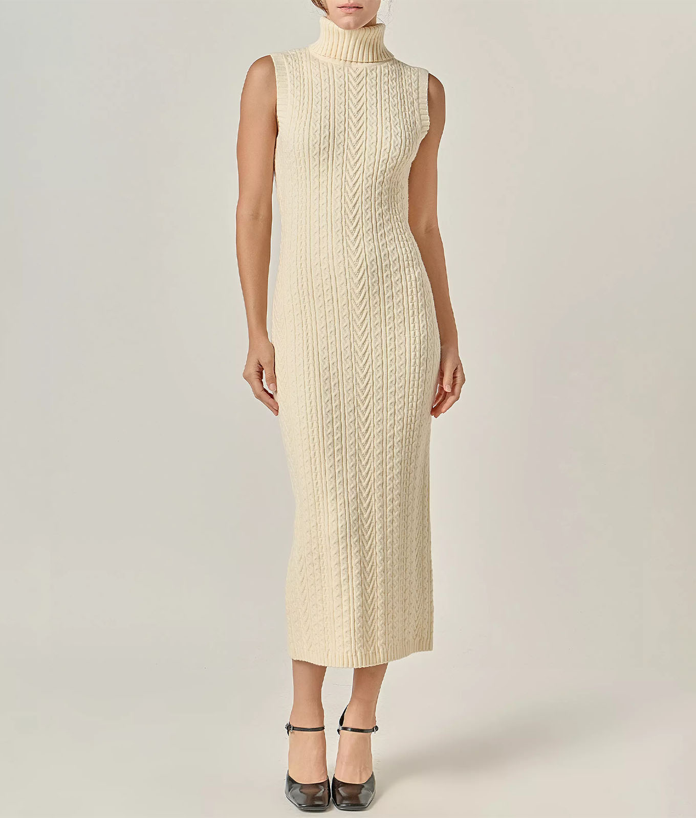 The Loft English Factory Cable Knit Dress.