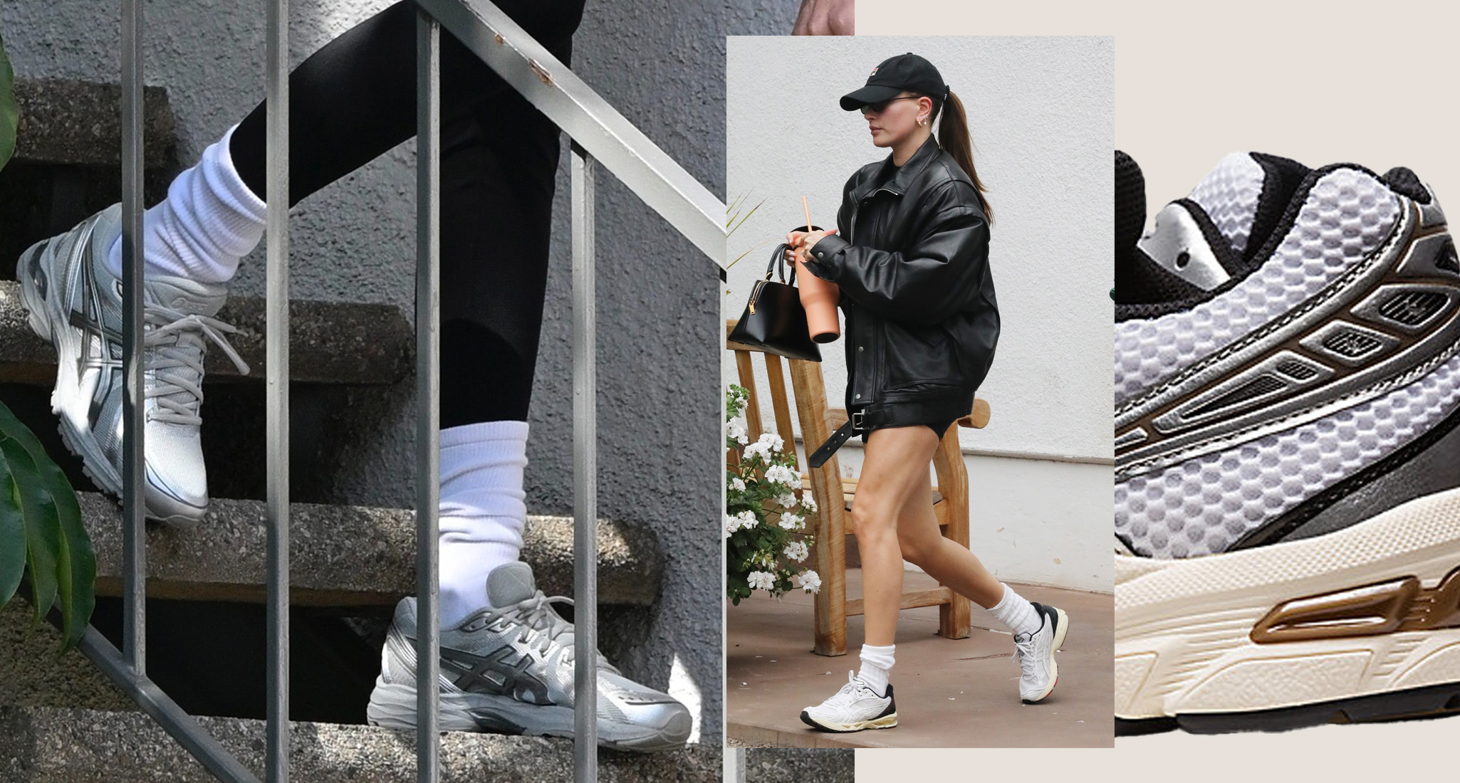 asics dad sneakers hailey bieber hero