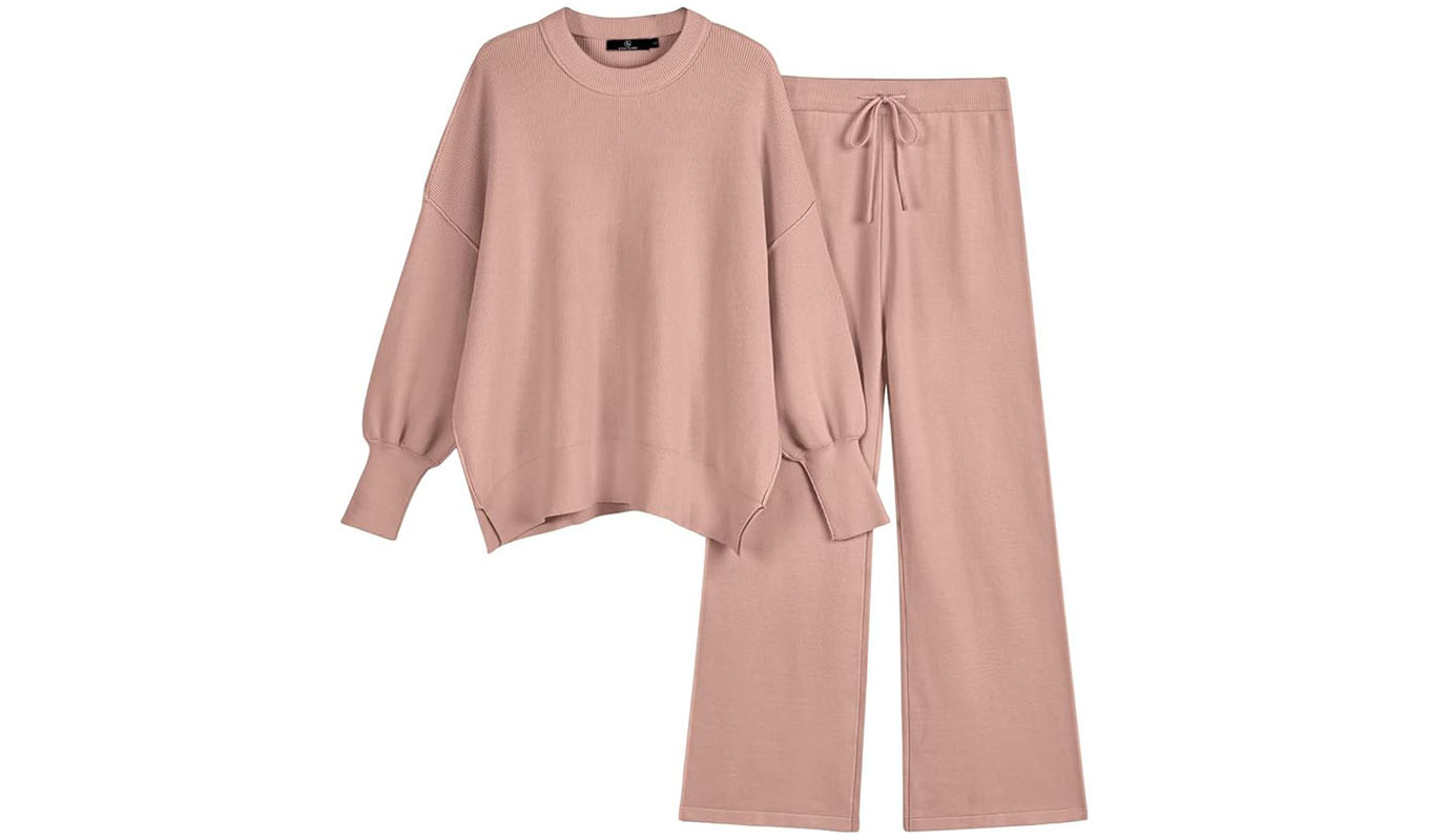 Lillusory Wide-Leg Pants Lounge Set.