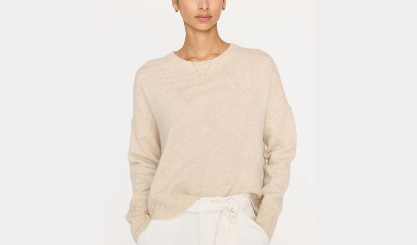 brochu walker cashmere crew sweater