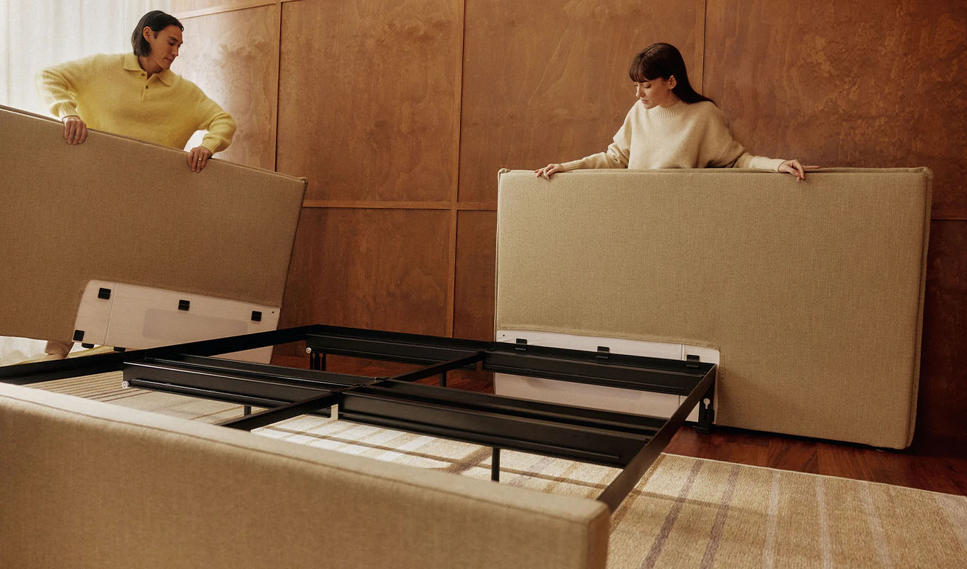 The Cozey Ara Bed with storage.