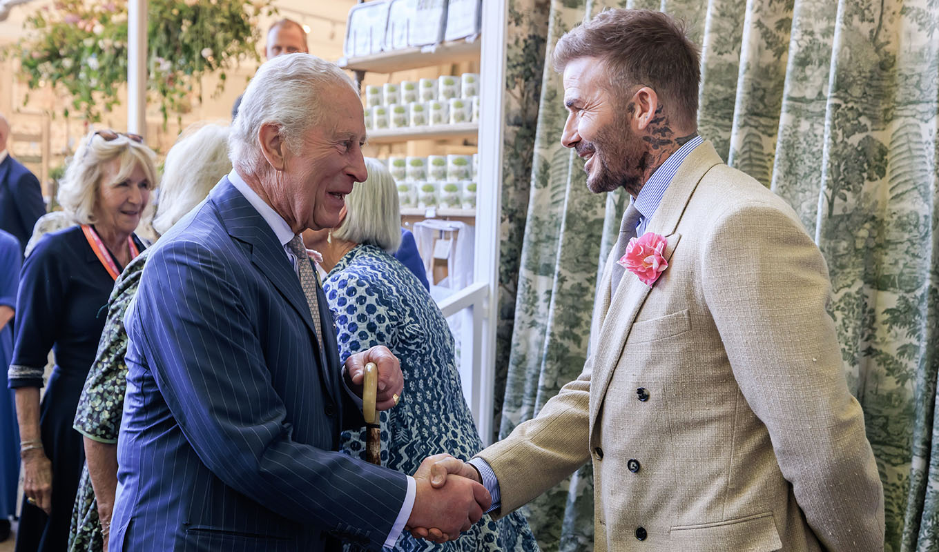 david beckham king charles