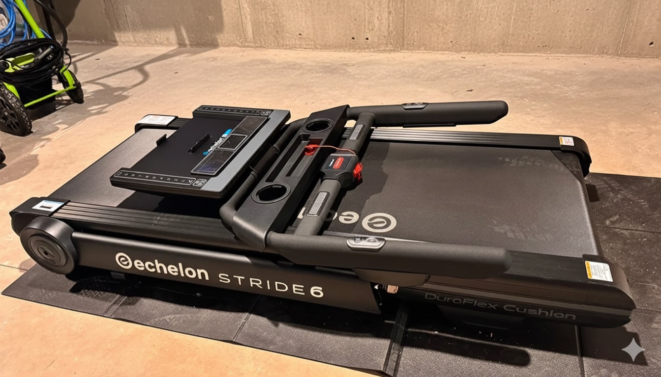 echelon-stride-6-treadmill-review-folded