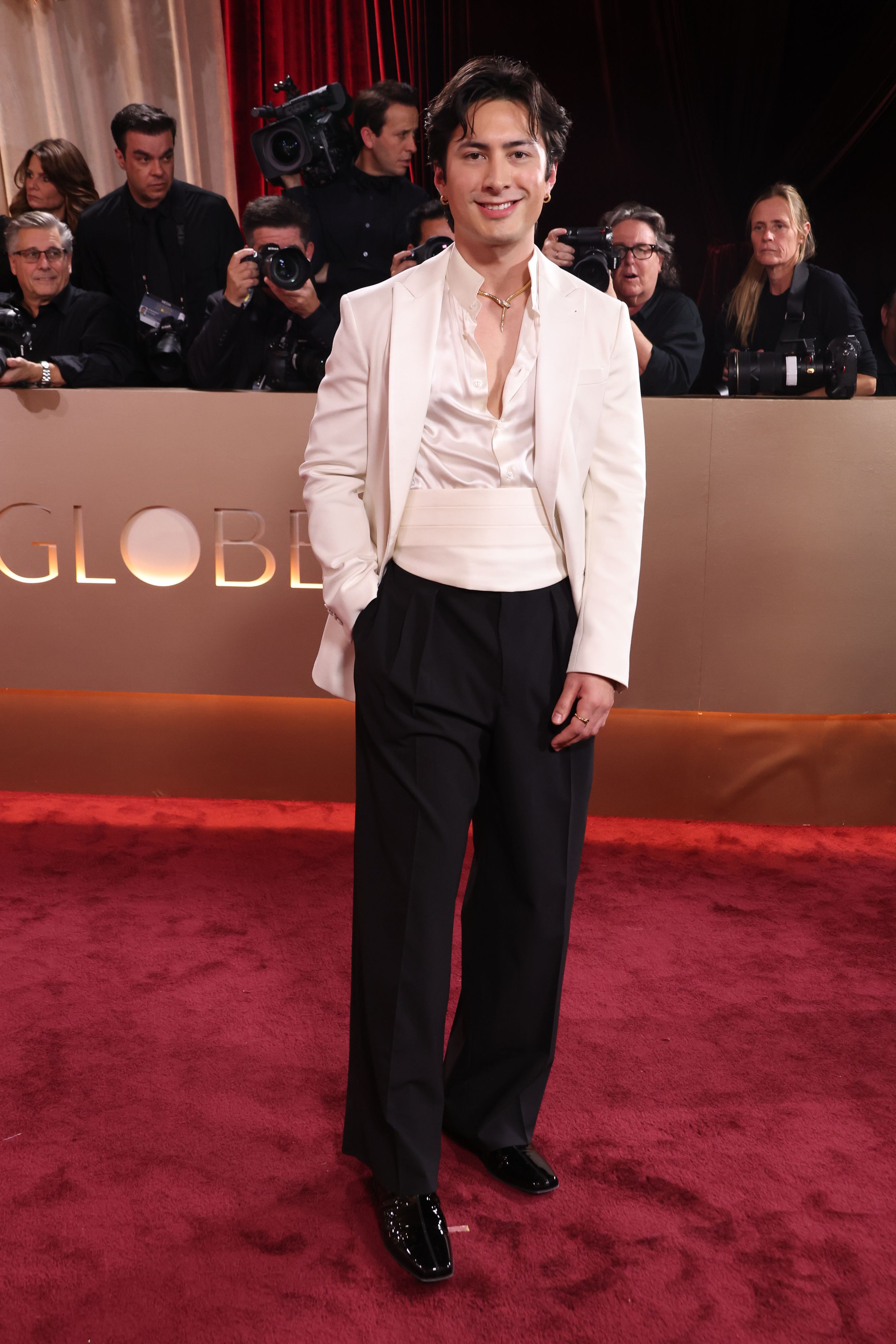 Golden Globes Red Carpet 2026: Hudson Williams