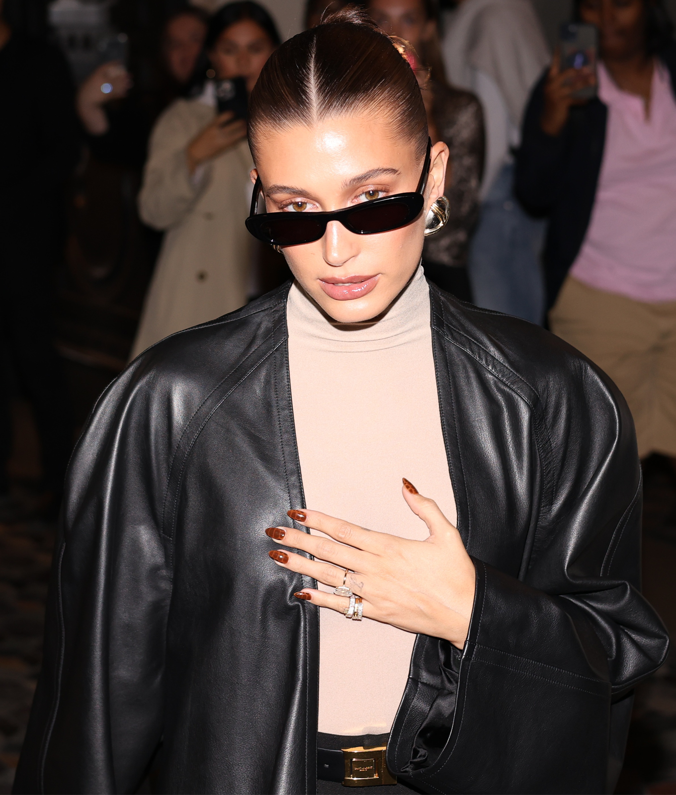 Hailey Bieber Breast Rest