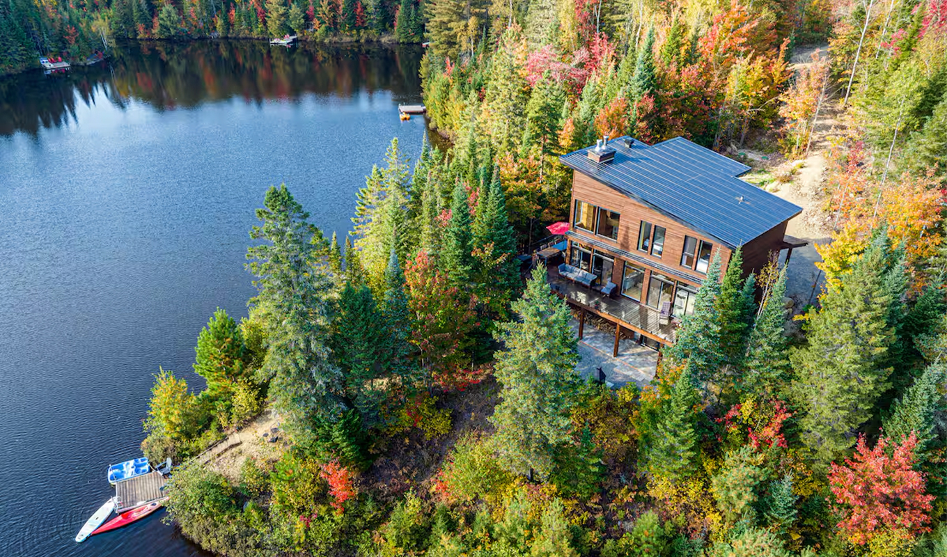 heated rivalry airbnbs Chalet LEnchanteur