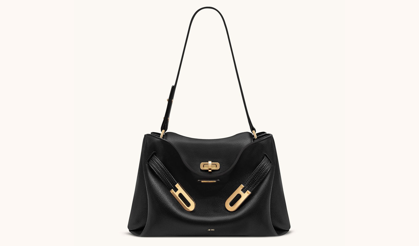 Undone Belted Bags: JW Pei Rhea double buckle bag