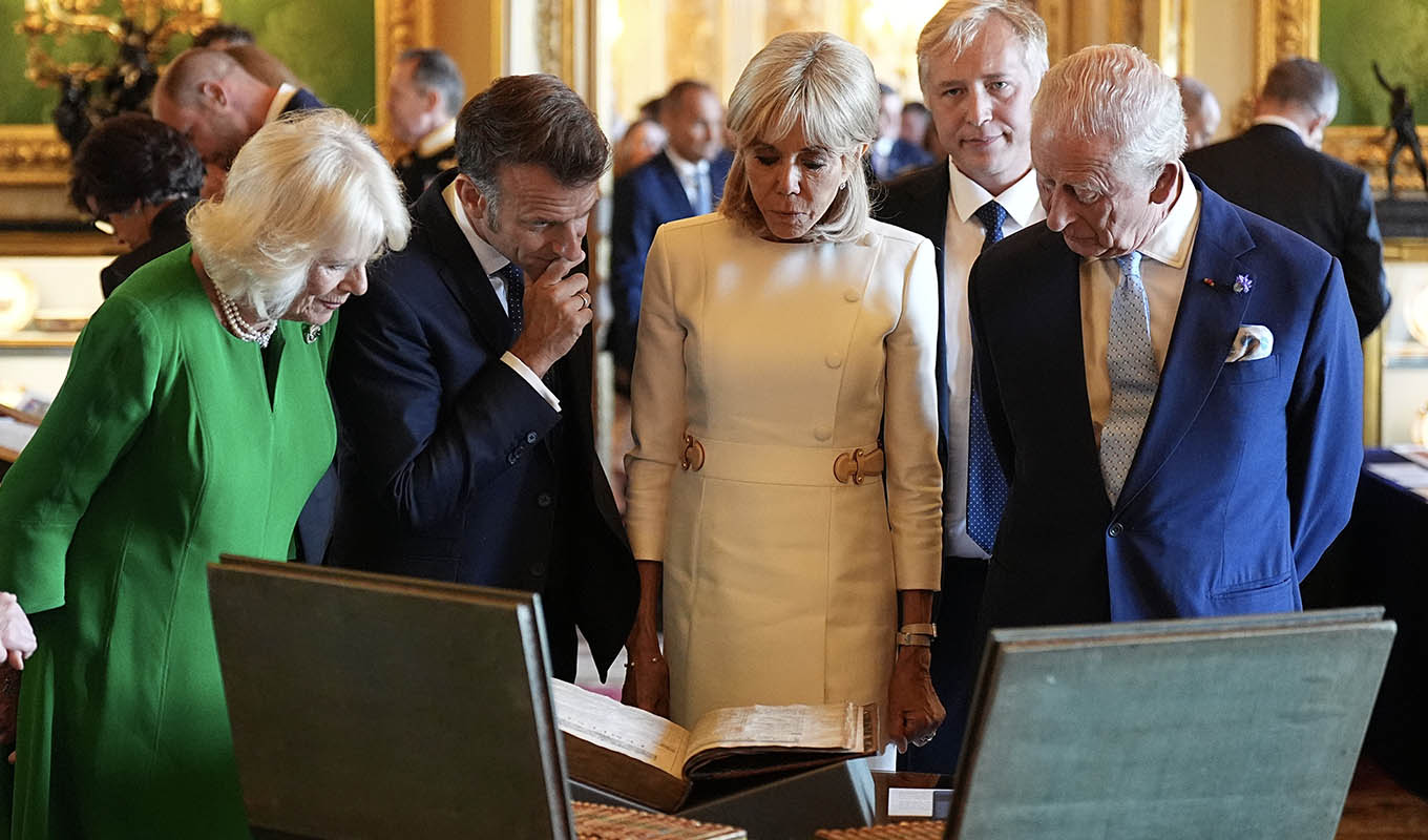 king charles hardest working macron