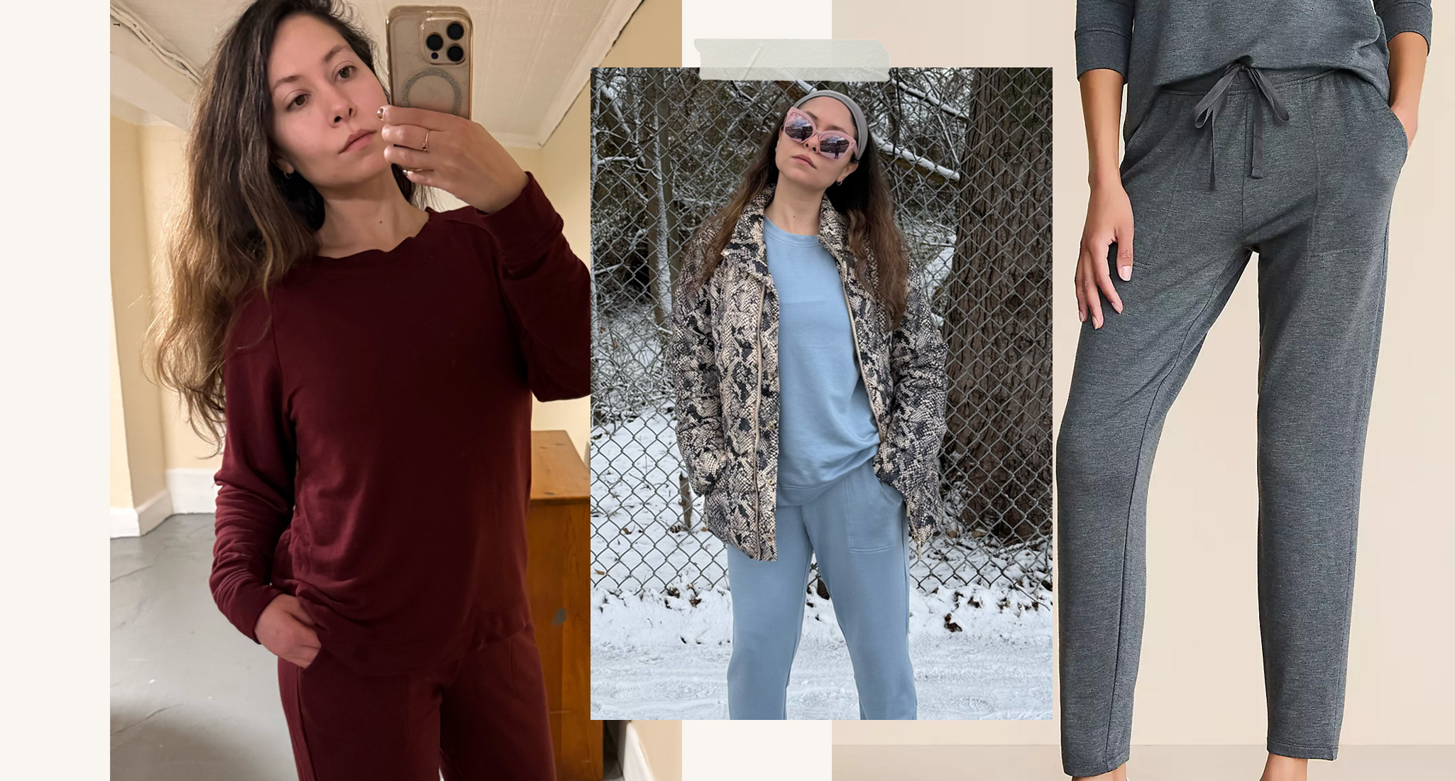 Lou & Grey Signaturesoft Lounge Set Review: Original photos by Stephanie Maida/Loft