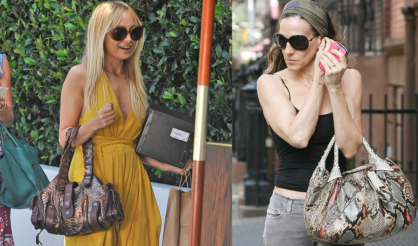 nicole richie sarah jessica parker snakeskin