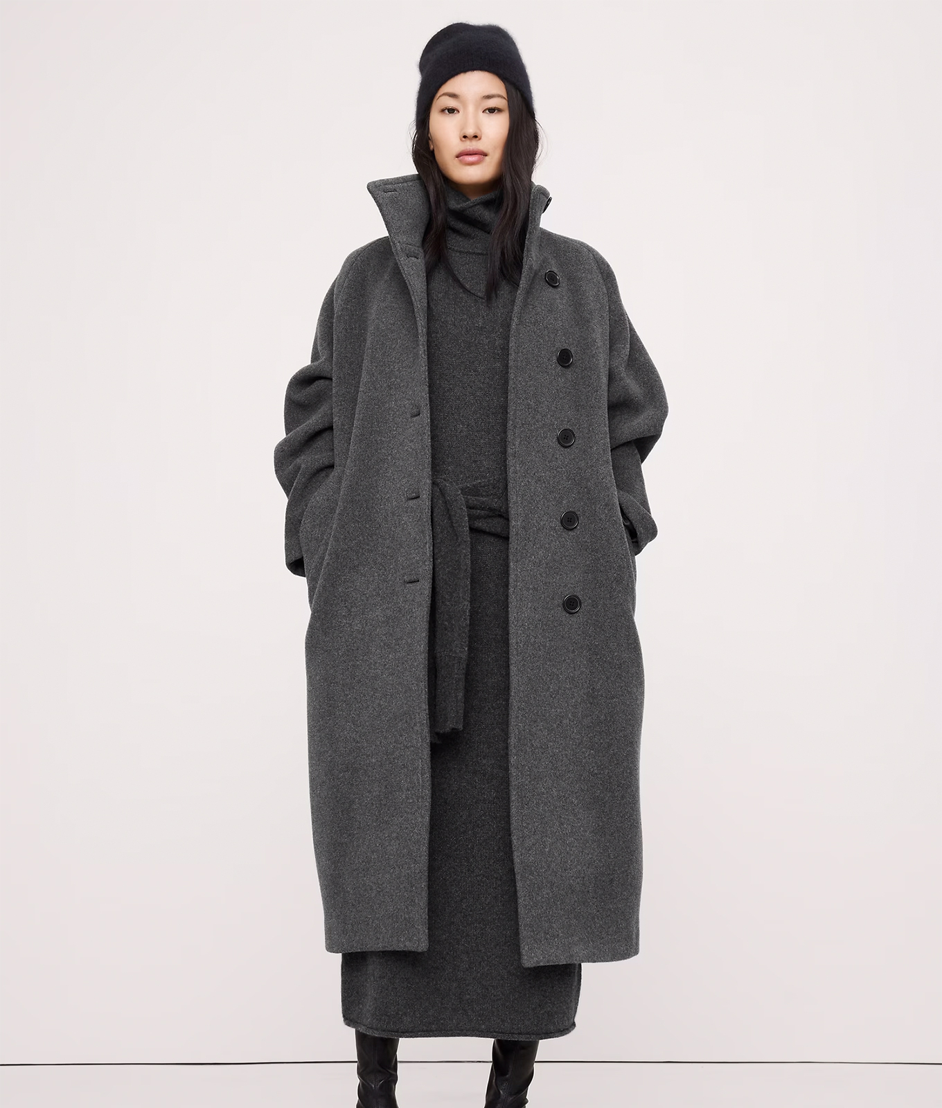 poetcore banana republic topcoat