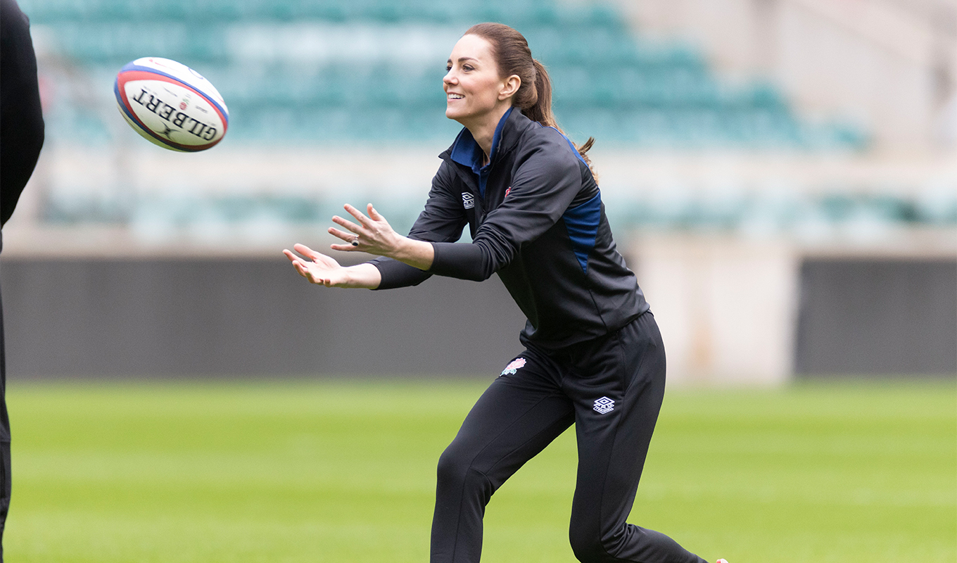 princess of wales first solo outing 2026: playing rugby in 2022