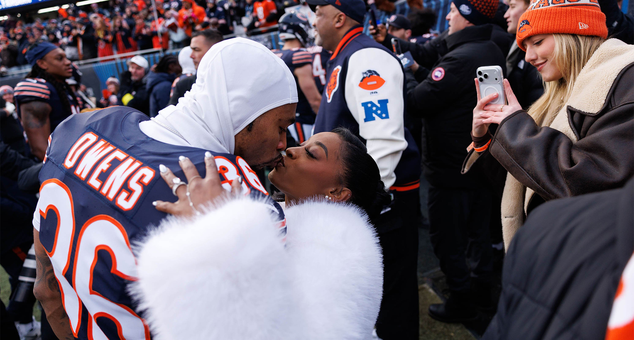 simone biles brown monochrome outfit