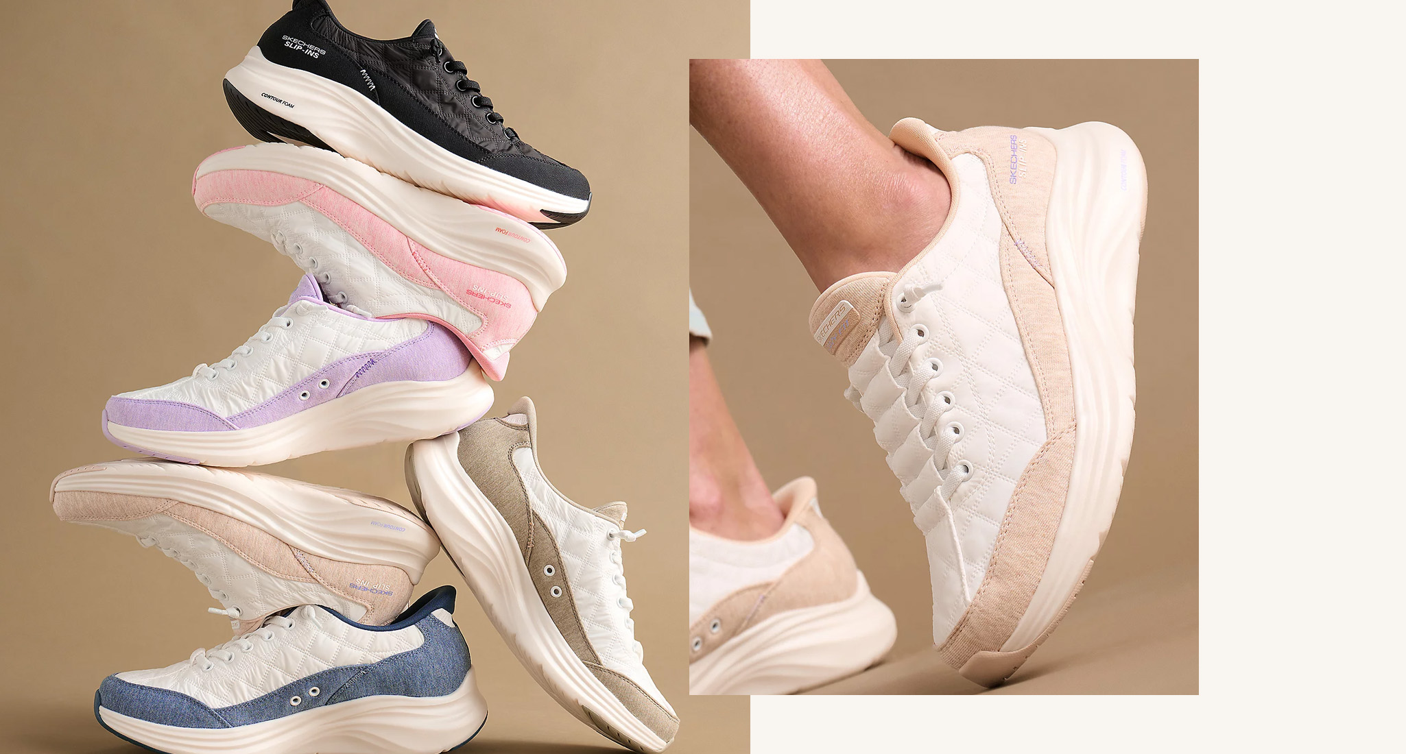 Skechers Cozy Fit Slip-Ins Sale at QVC