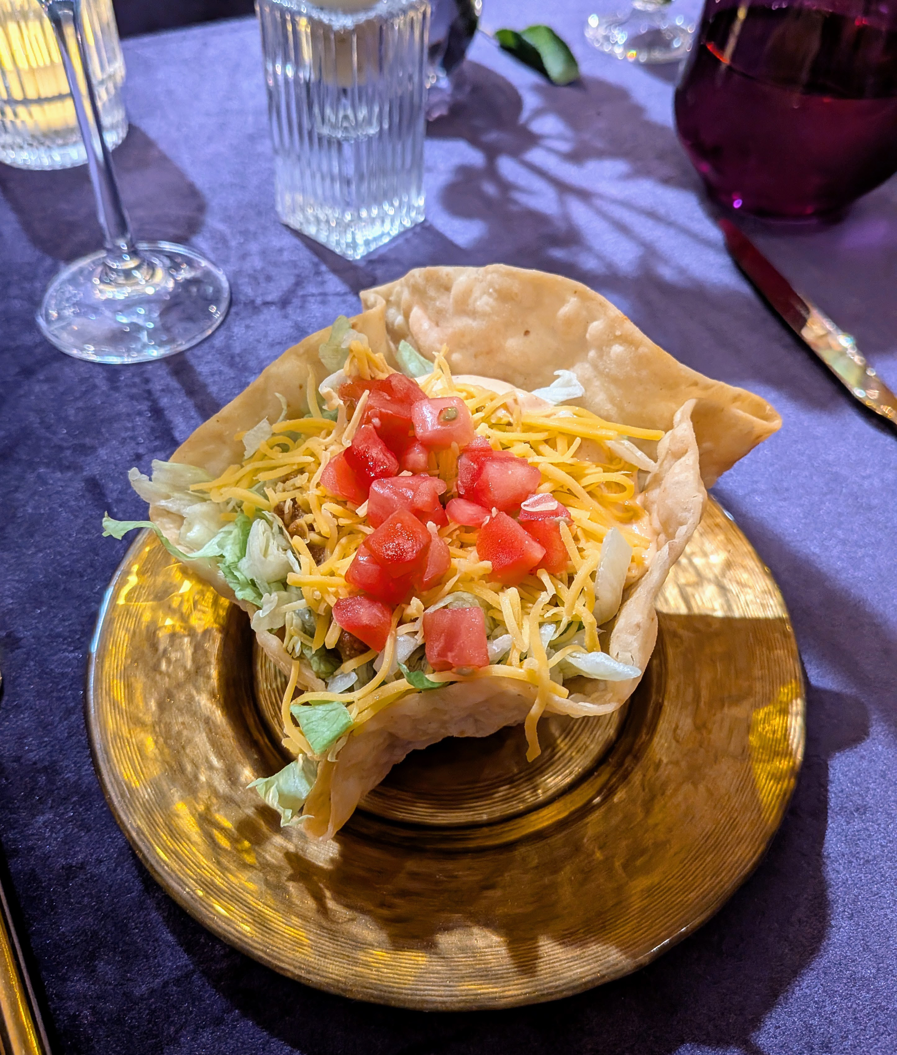 mini taco salad from taco bell