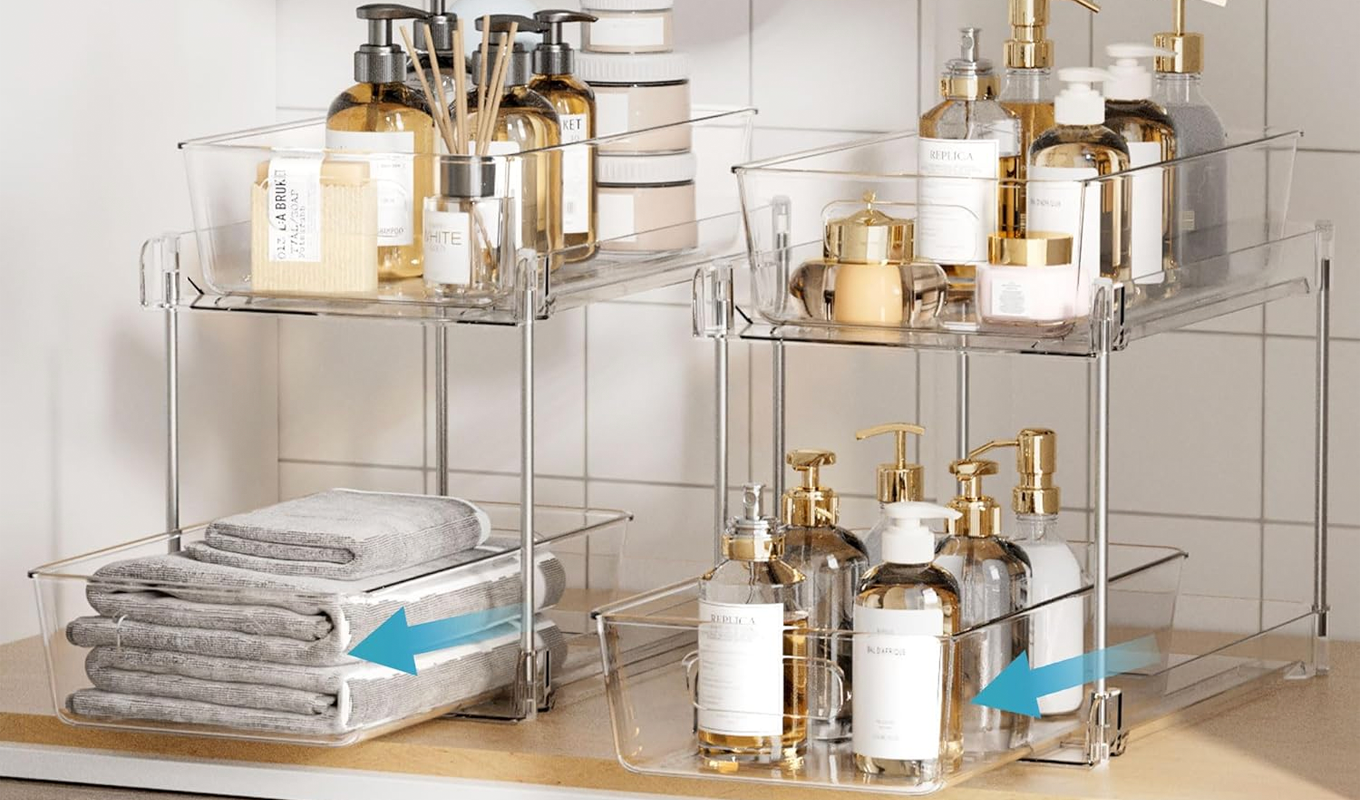 under sink bathroom organizers