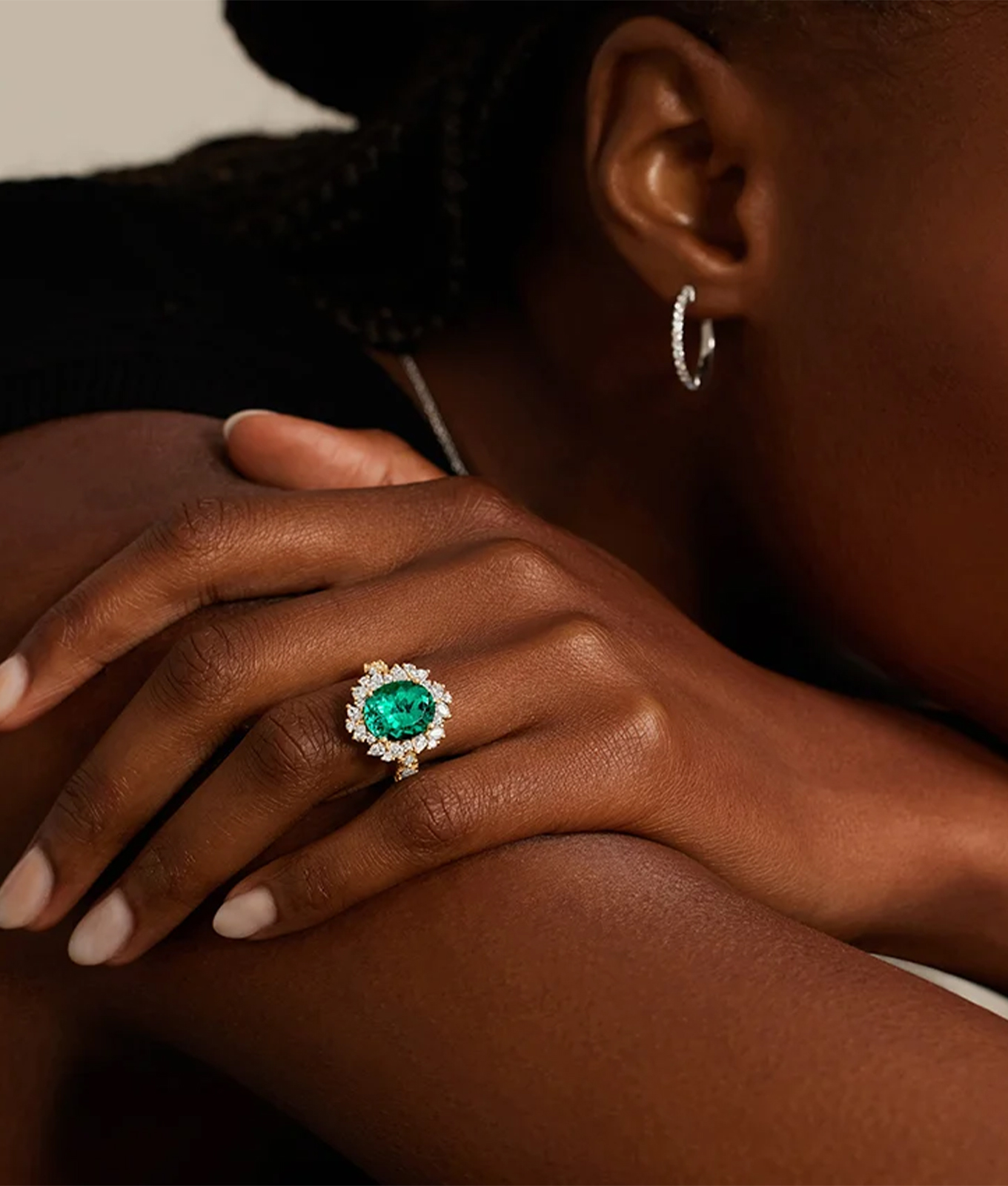 valentine's day jewelry trends: brilliant earth olivetta cocktail ring