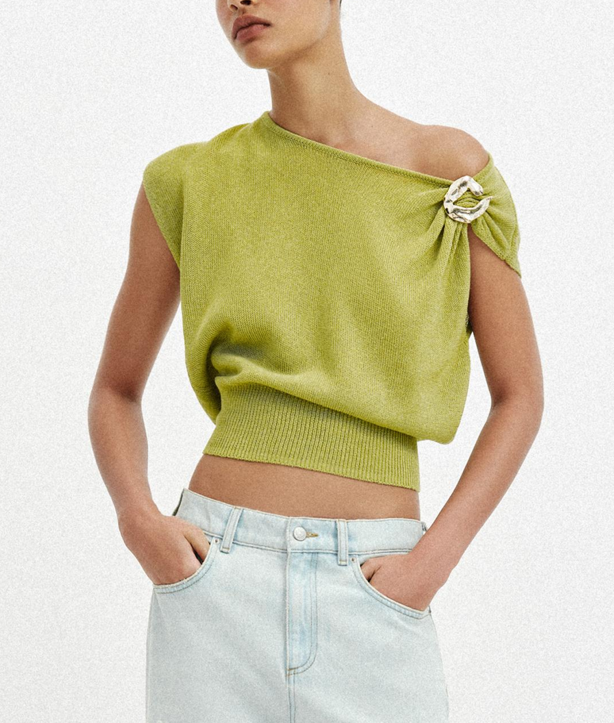 zara green top 1200x1412