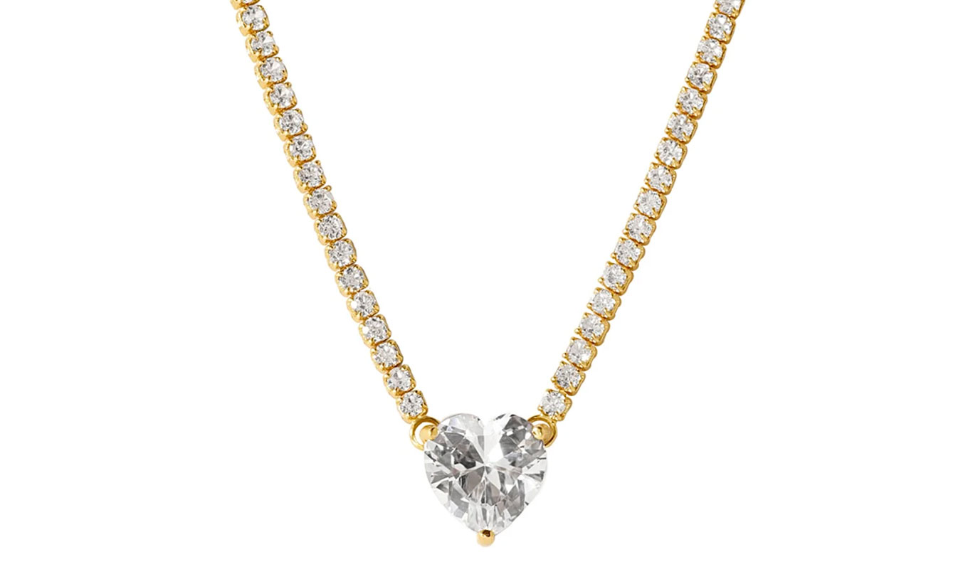 Taylor Swift's Favorite Jewelry: Bonbonwhims Heart Gumdrop Tennis Necklace