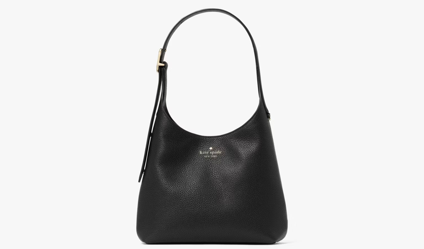 kate spade black scoop shoulder bag