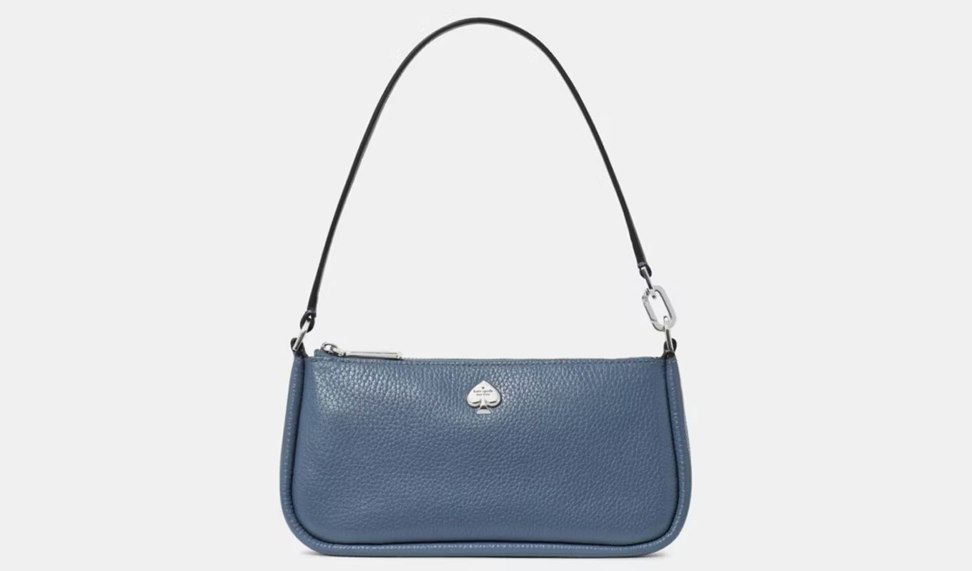kate spade blue leather bag