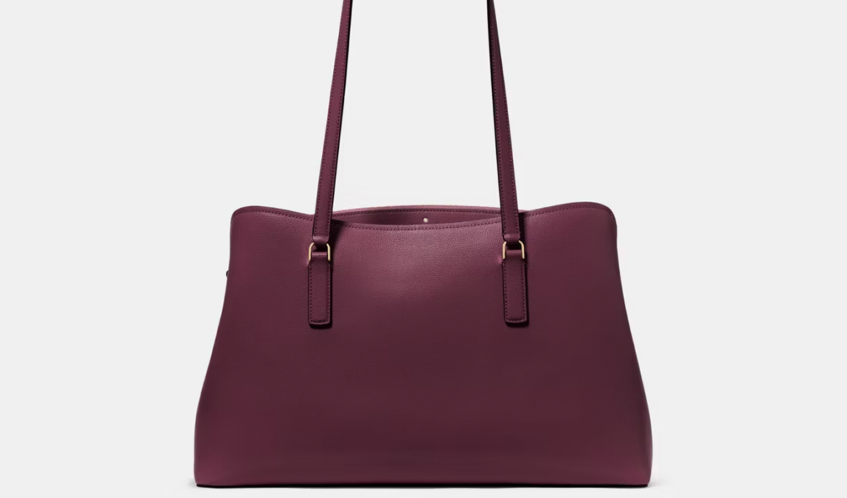 kate spade sale burgundy tote 1200x706