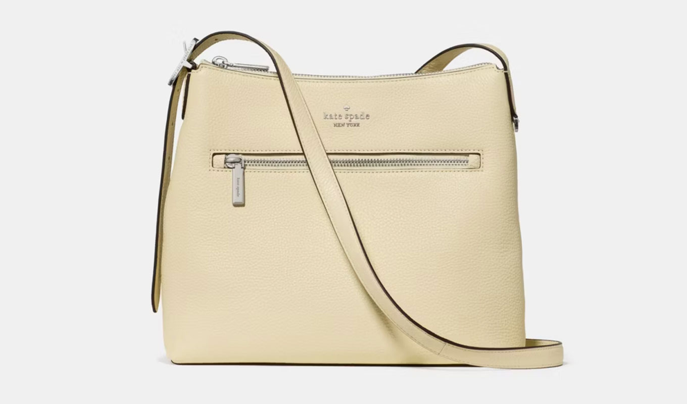 kate spade yellow crossbody zip