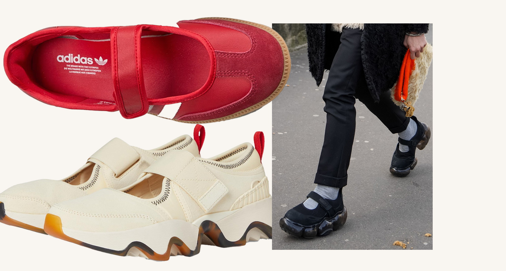 Mary Jane Sneaker Trend 2026: Adidas, Sorel, Street Style Mary Jane sneakers