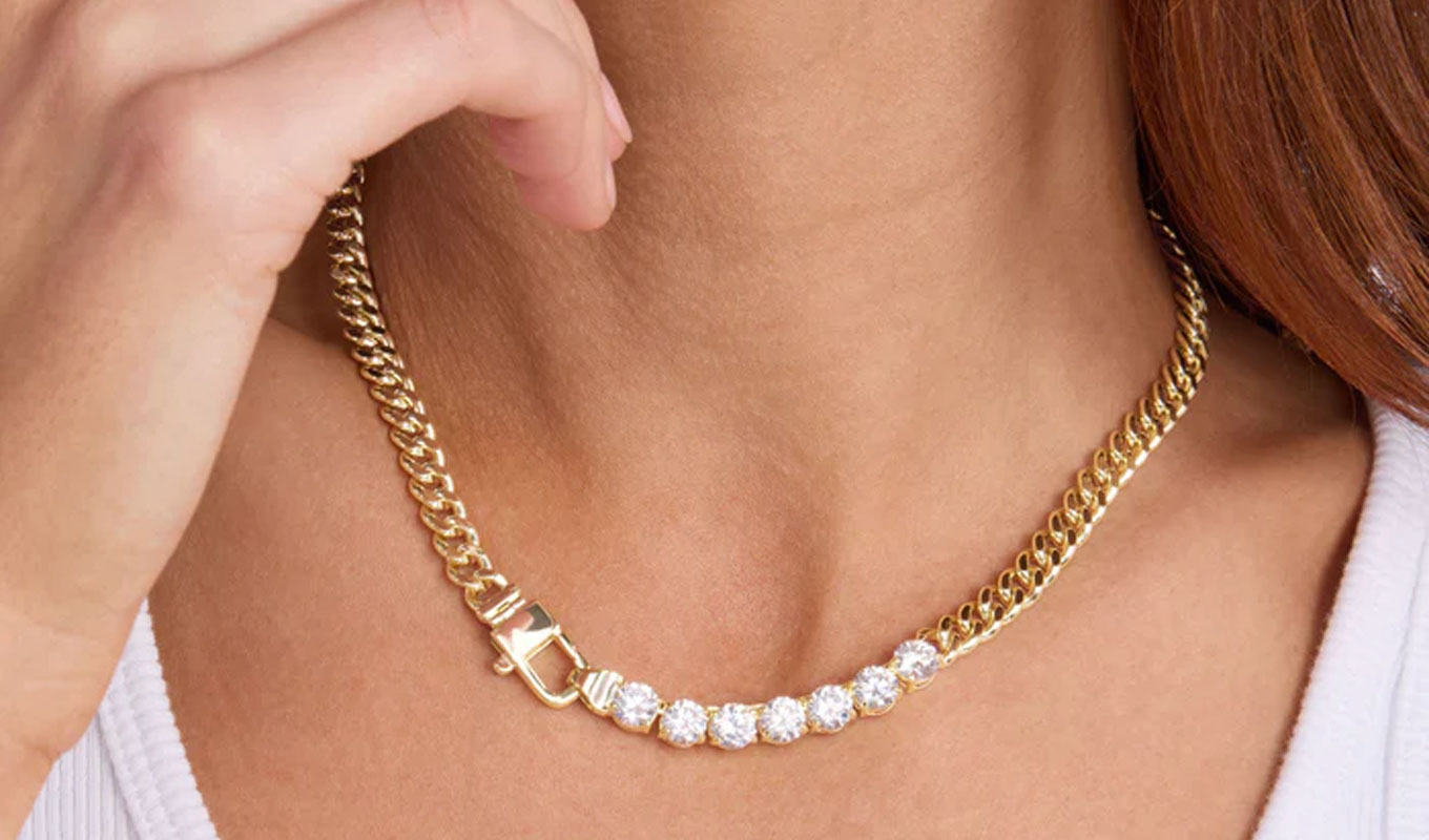Taylor Swift's Favorite Jewelry: Melinda Maria Julian Loves Diamonds Necklace