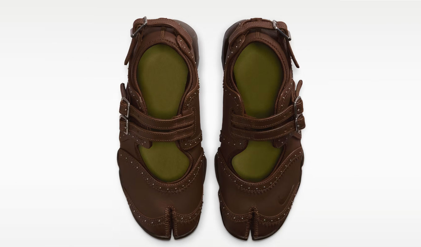 nike brown air rift sneakers