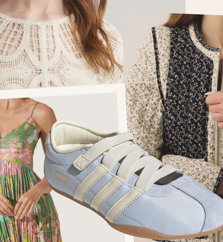 Nordstrom New Arrivals Spring 2026: Floral dress, crochet top, quilted jacket, ballet sneakers