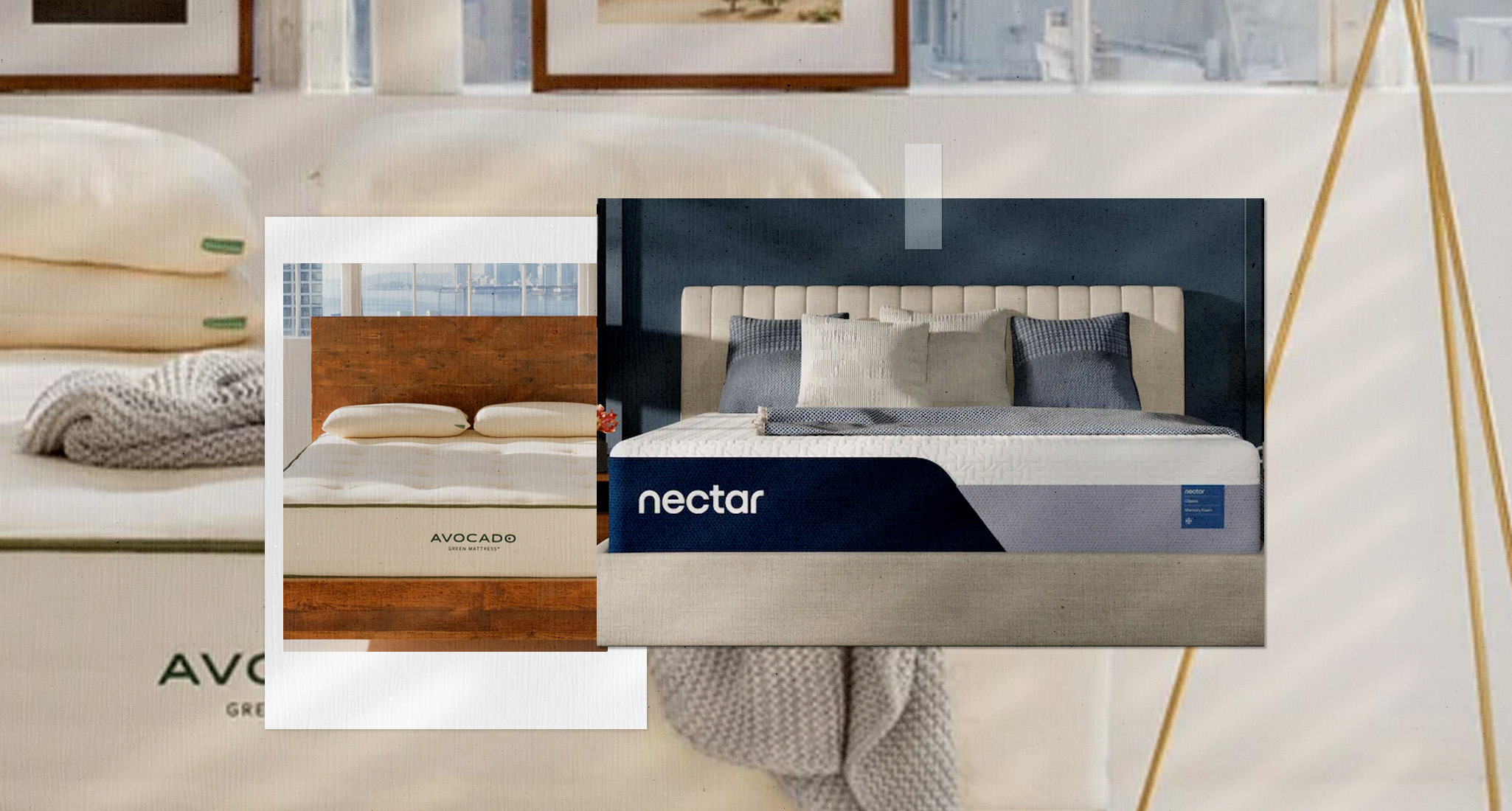 Presidents Day Mattress Sales 2026 Hero: Avocado and Nectar Mattresses