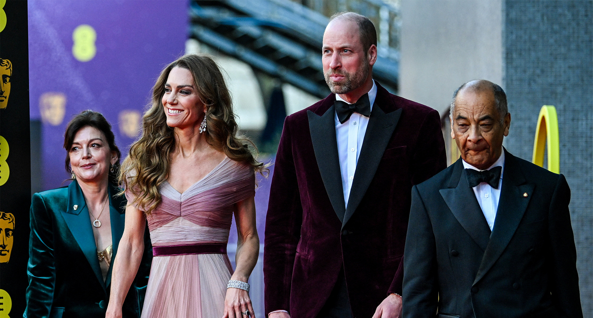 princess catherine slow mo video BAFTAs