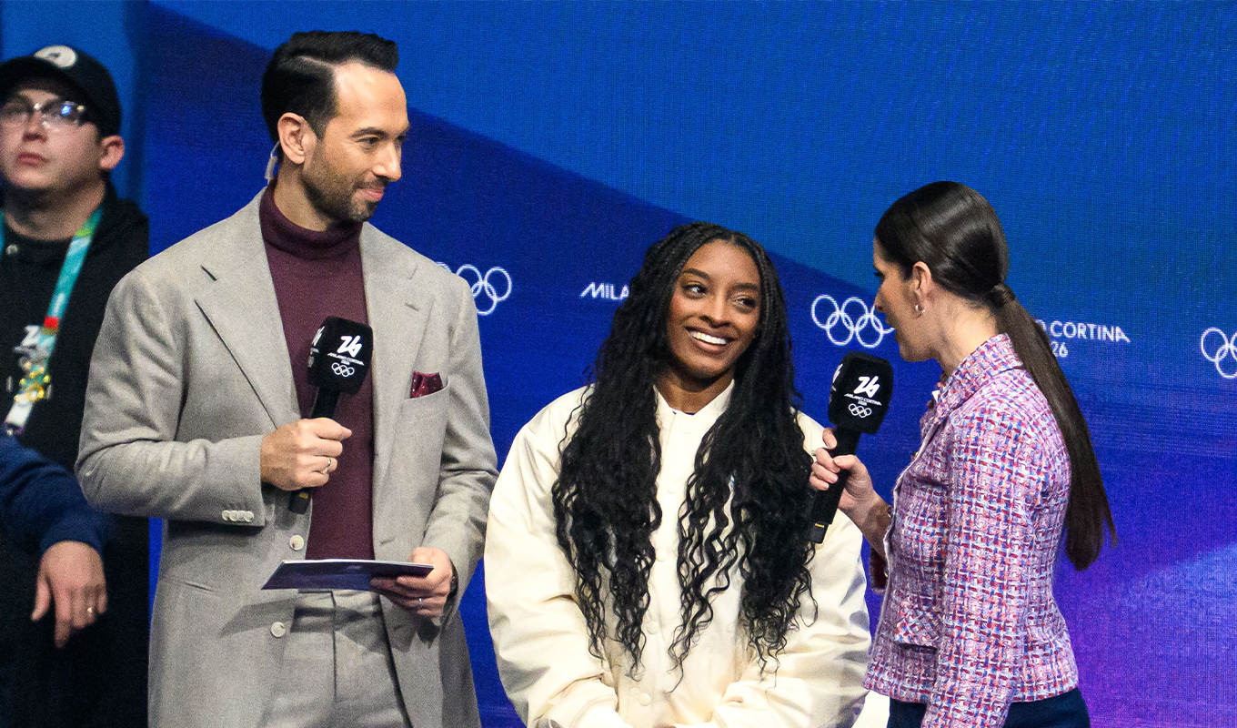 simone biles coat milan olympics