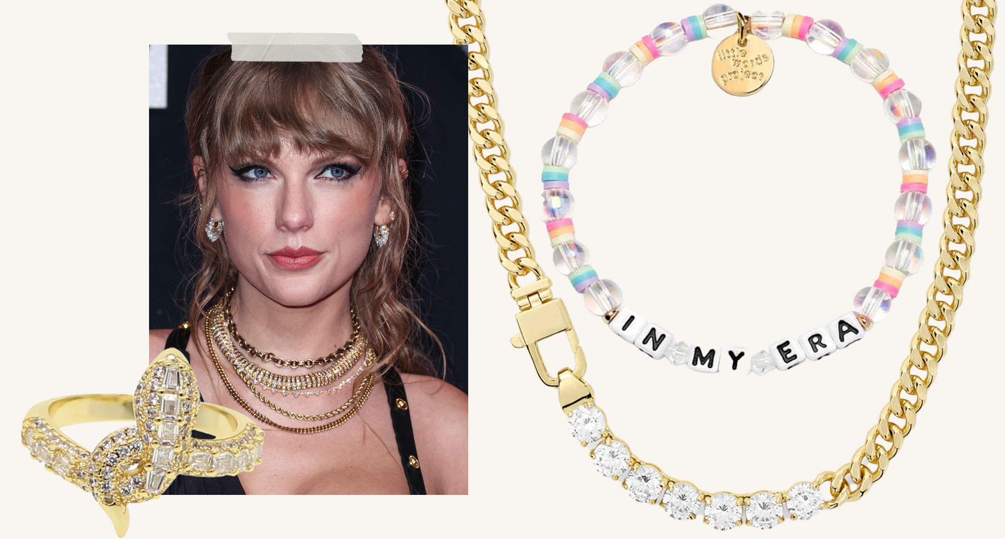Taylor Swift's Favorite Jewelry Collage