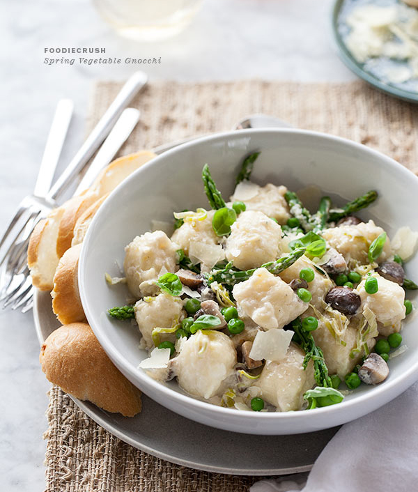 spring veggie gnocchi