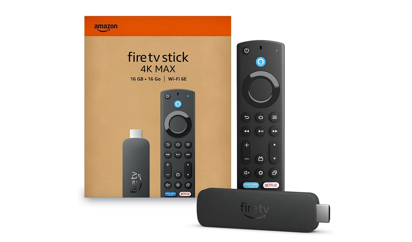 The Amazon Fire TV Stick 4K Max.