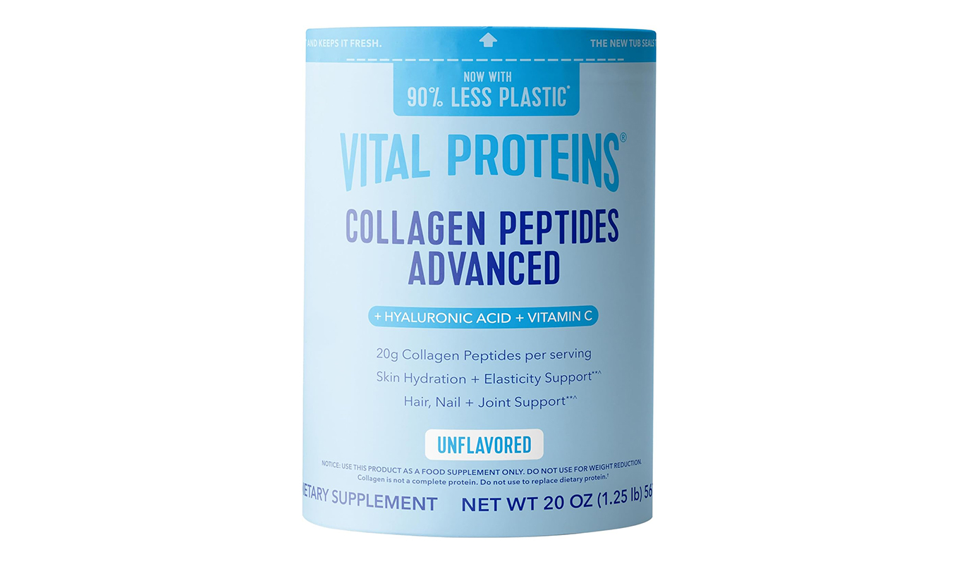 The Vital Proteins Collagen Peptides Advanced Powder.