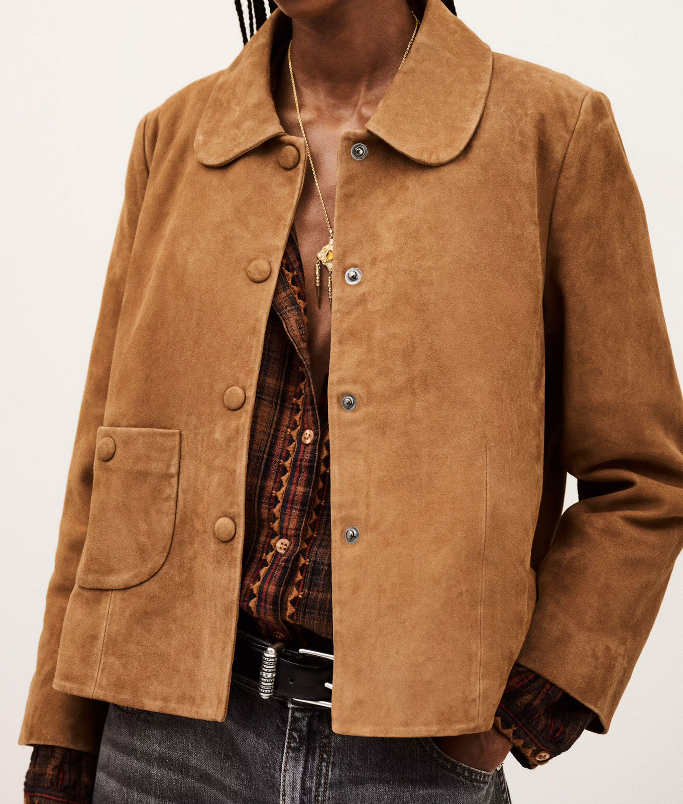 bash suede jacket virgin river