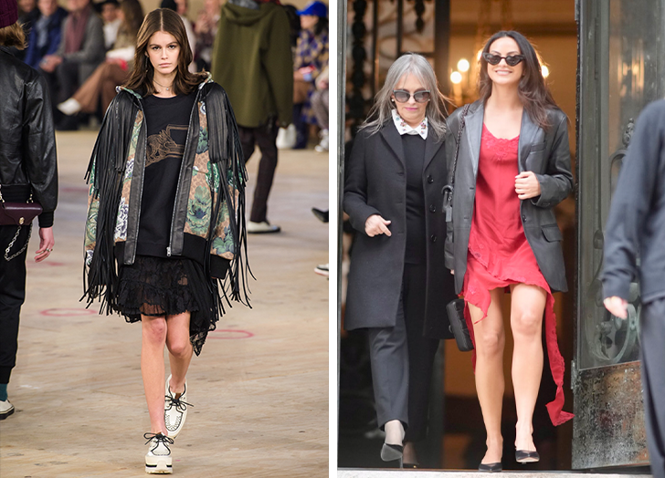 celebrity tightrope walk photos: kaia vs camila