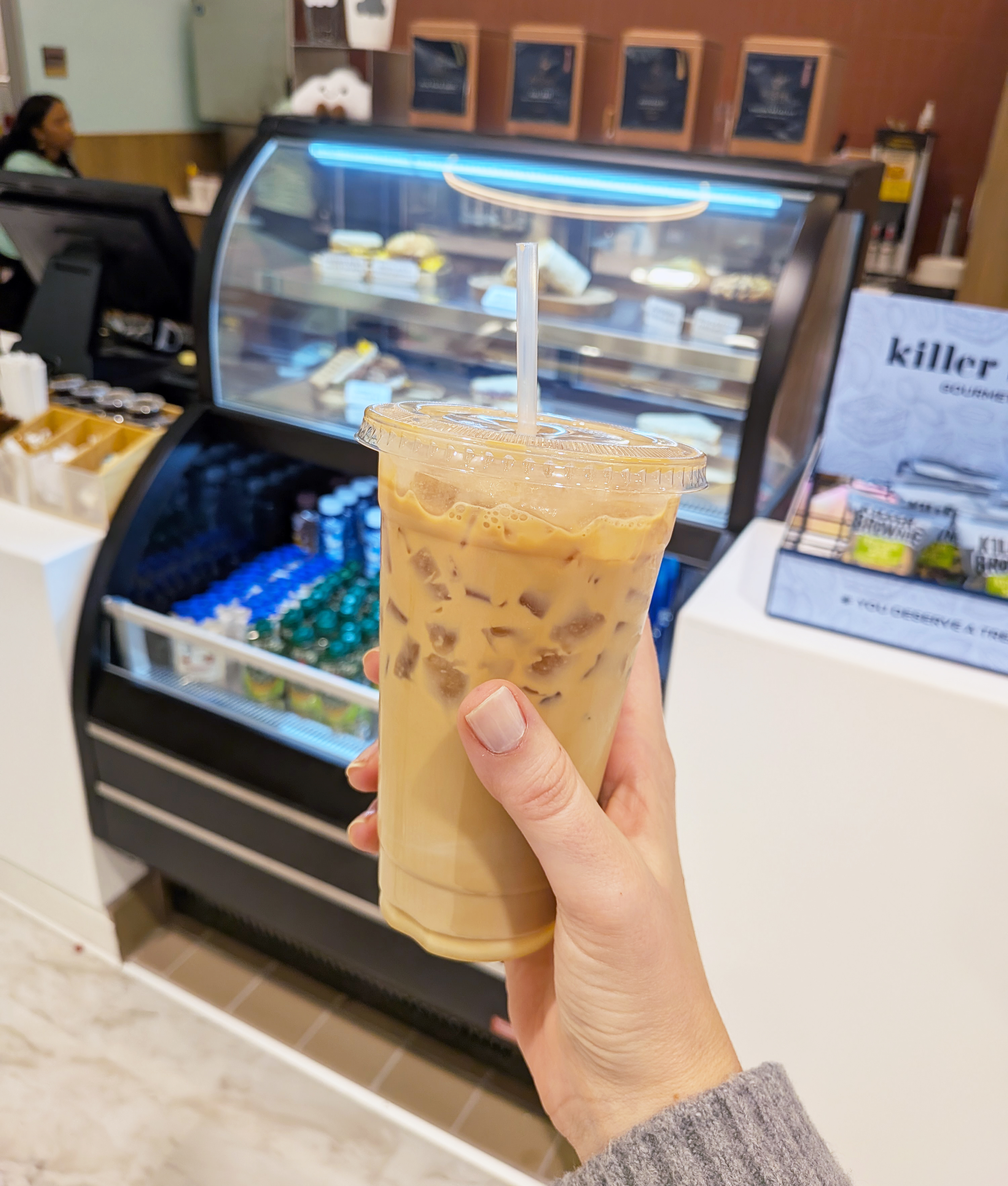 iced latte at cloudbound